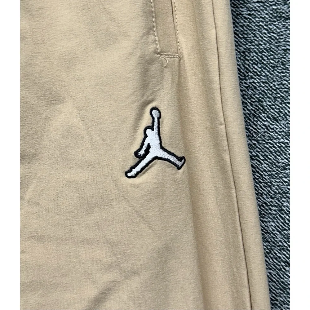 Nike Jordan Mens Size S Beige Essentials Woven Drawstring Pants New (K5)